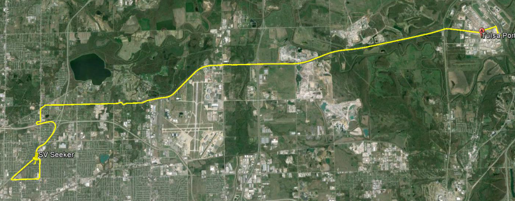 Route to Tulsa Port of Catoosa