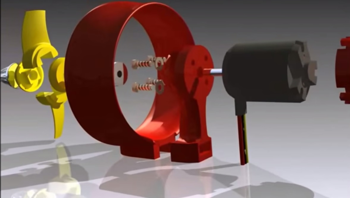 3D Printed Prop and Kort Nozzle