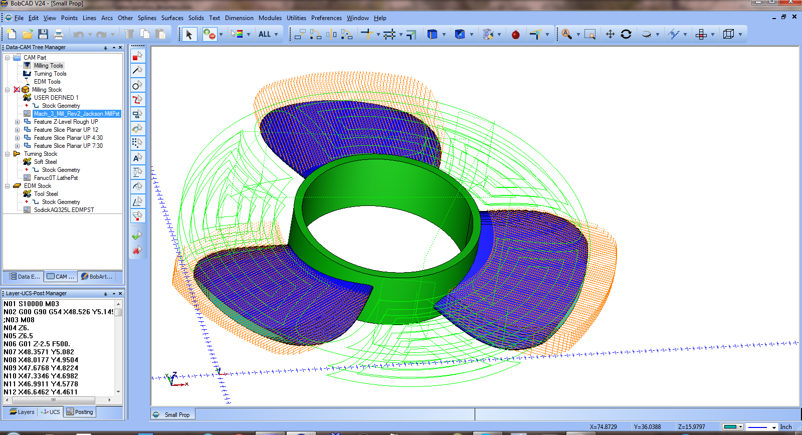 68 mm diameter, 24 mm pitch, ROV propeller
