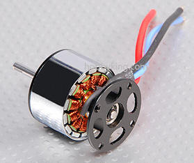 OpenROV Parts 2213N 800Kv Brushless Motor 3mm shaft, Outrunner Max 9.5A 11V