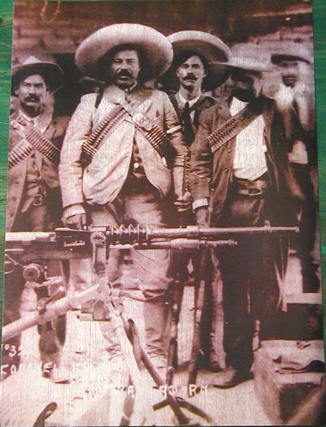 PanchoVilla, the infamous outlaw and revolutionary known for his fondness of large guns.