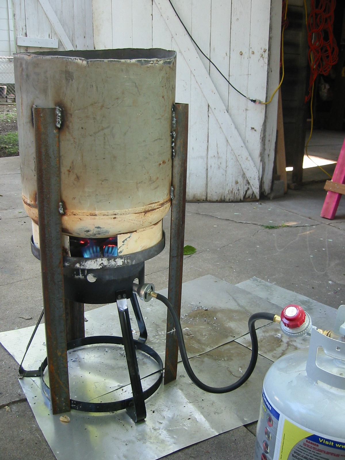 Propane smelter