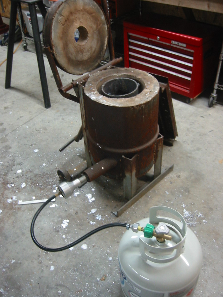 Foundry used to melt lead.