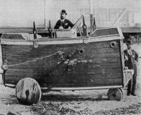 Simon Lake in Argonaut Jr.