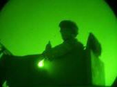 Gunner through Night Vision