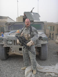 Spc Freeman, the truck's gunner