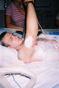 Carl in Walter Reed ICU