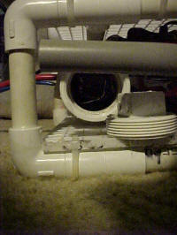 Plug removed from relay housing.