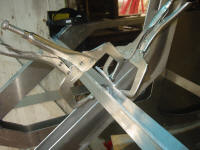 Detail of the clamps.